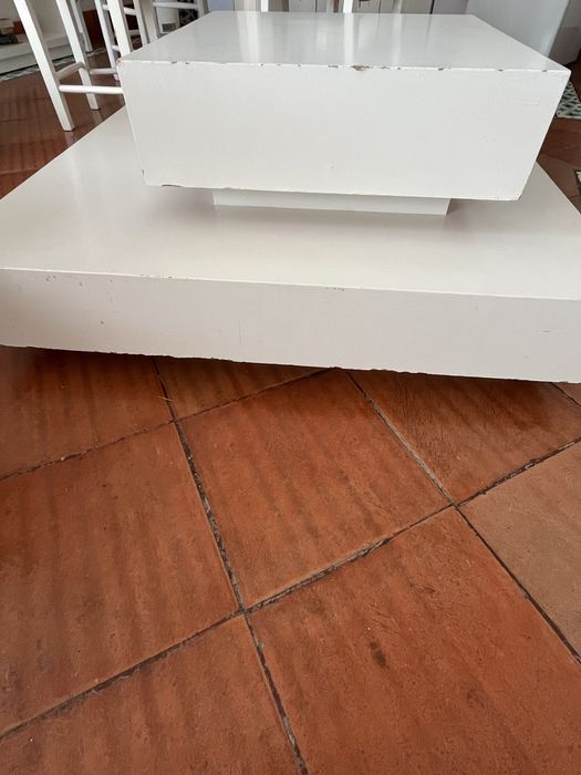 Mesa de centro quadrada de 1mx1m