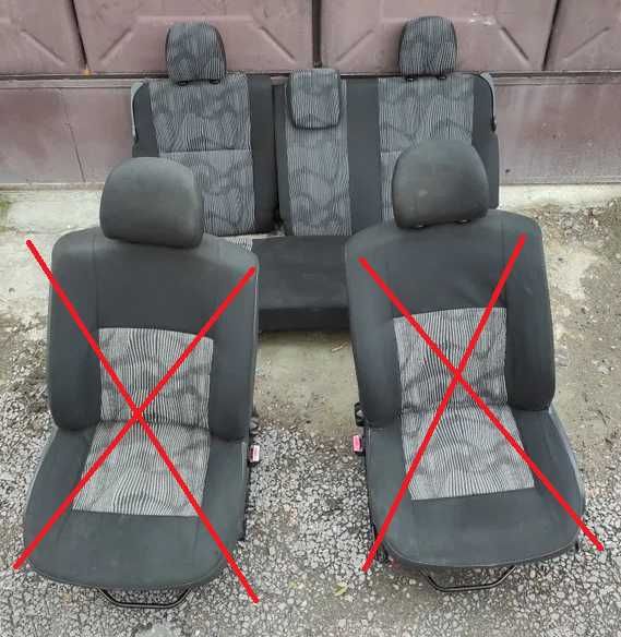 Заднее автосиденье с раздельной спинкой 1 к 2 Sandero Logan Duster