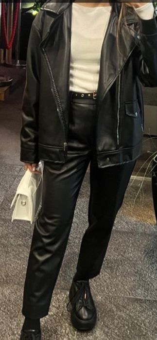 Штаны из кож зама , размер S-M в отличном состоянии