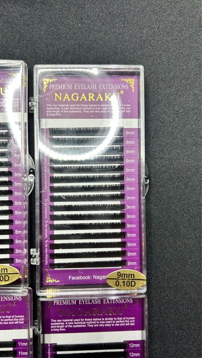 Rzęsy Nagaruku Premium D 0.10 7-12mm