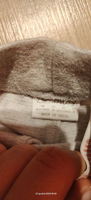 Spodnie niemowlęce 56 F&F w misie