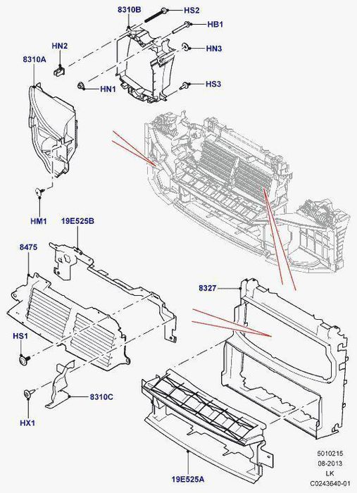 Painel Frontal Land Rover Range Rover Sport