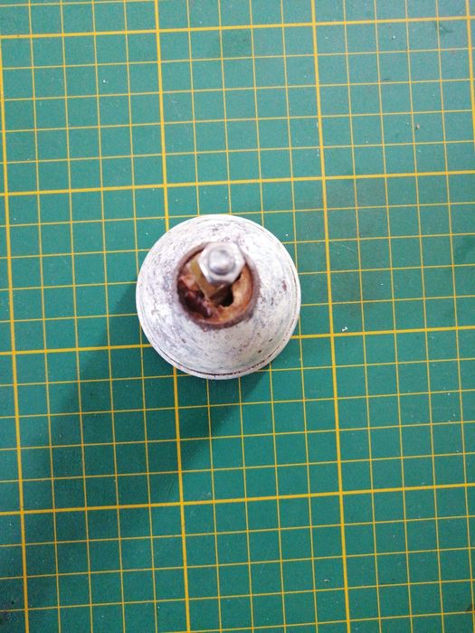 Stary szklany odblask lampka