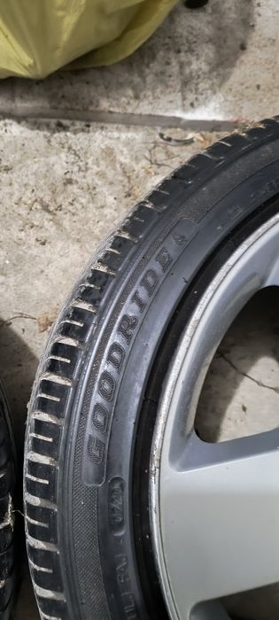 Felgi aluminiowe 5x100 8J R17 ET35 + opony 225/45R17