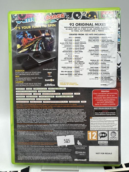 Dj Hero Xbox 360 Gwarancja