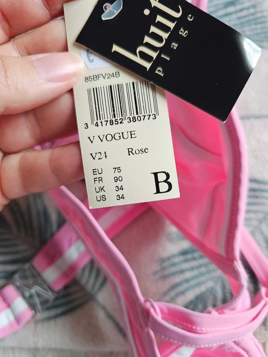 Soutien biquini rosa