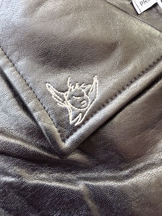 Leather Jacket ERD SS24 Black кожанка черная S M
