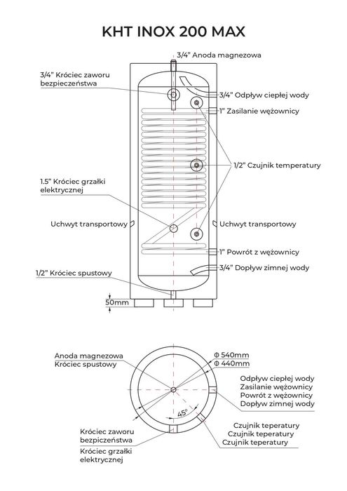 Zbiornik ze stali nierdzewnej