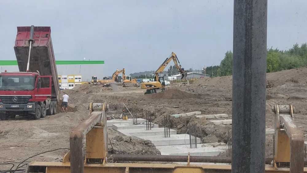 Wynajem koparki kołowej CAT m318d 18ton 20ton z rototilt bez operatora