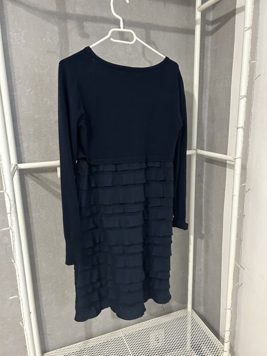Granatowe sukienka