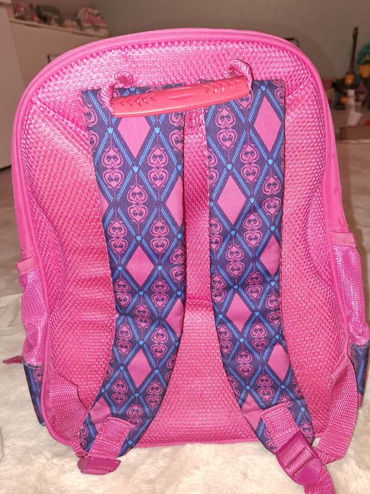 Plecaki 2 sztuki sztywne różowe bajkowe