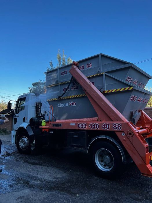 Вивіз будь якого сміття контейнером/оренда контейнера
