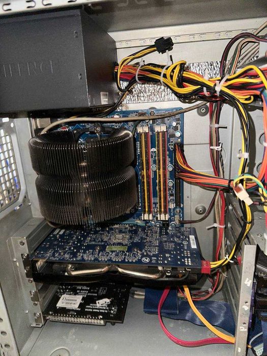 Настольный компьютер системный блок с ssd и hdd 1t/8gb рабочая лошадка