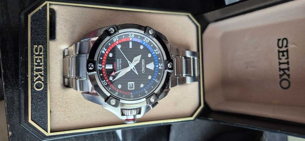 Zegarek Seiko Velatura kinetic GMT