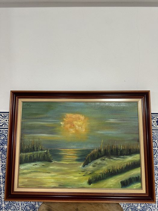 Quadro a oleo Joao Cardoso Machado 98