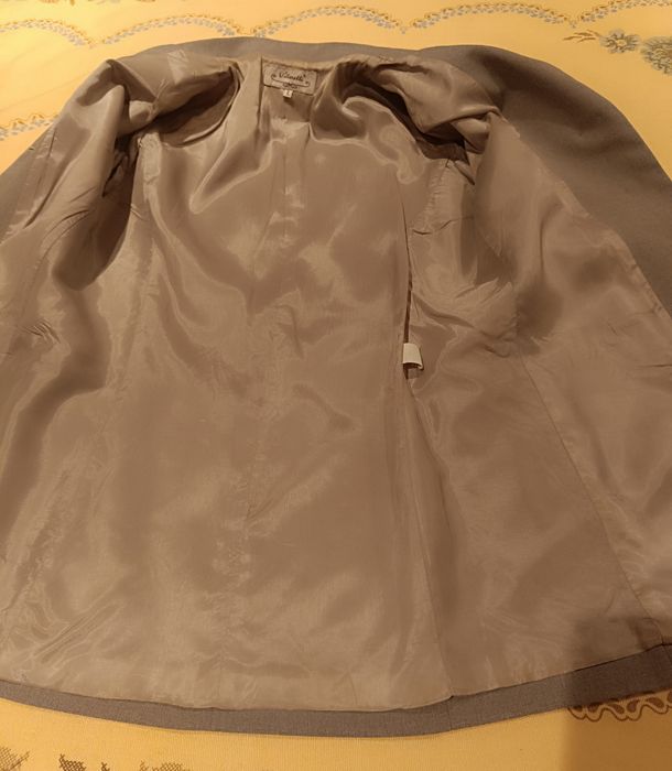 Casaco cinzento tamanho L