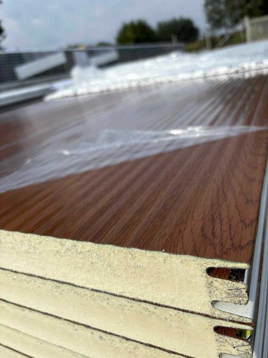 Płyta Warstwowa 40mm Złoty Dąb