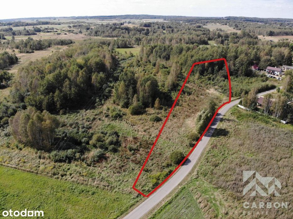 Działka 43 ary z warunkami zabudowy – Koziegłowy