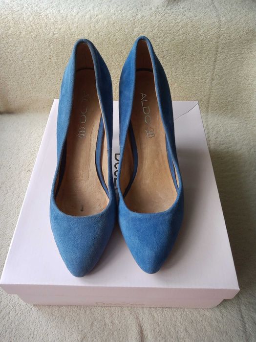 Czółenka szpilki Aldo skóra wyprzedaż