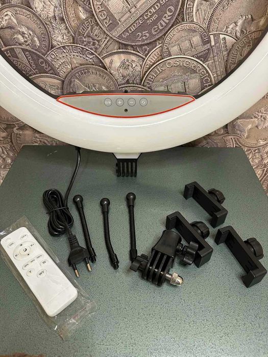 Кольцевая LED лампа RL-21 54см 220V Оригінал з сумкою і штативом