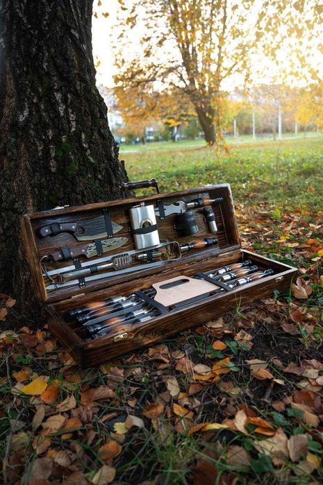 Подарок мужчине, подарунок чоловіку, мужу, папе, отцу, набор шампуров