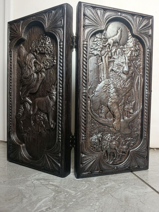 Нові дубові нарди 40х40см/Власне виробництво