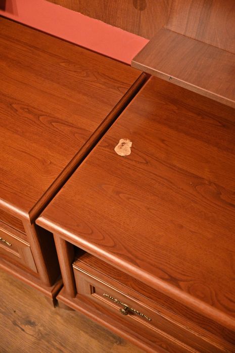 Szafka RTV Black Red White