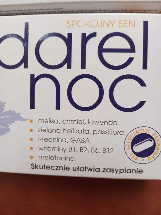 Zestaw uspokajający nasenny Sedarel dzień+Sedarel noc tabletki