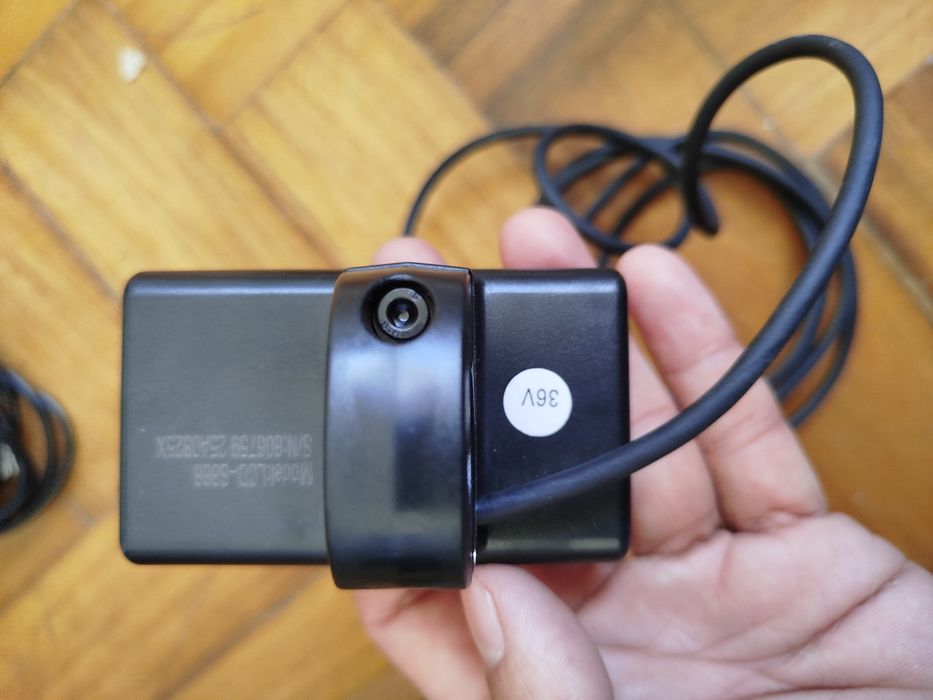 Bicicleta Elétrica S866 com Display LCD, 24V, 36V e 48V, 1 Acelerador