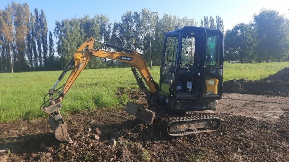 Koparka minikoparka 2t - wynajem Młot do kucia