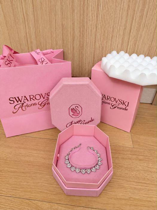 Pulseira Swarovksi x Ariana Grande Prateada