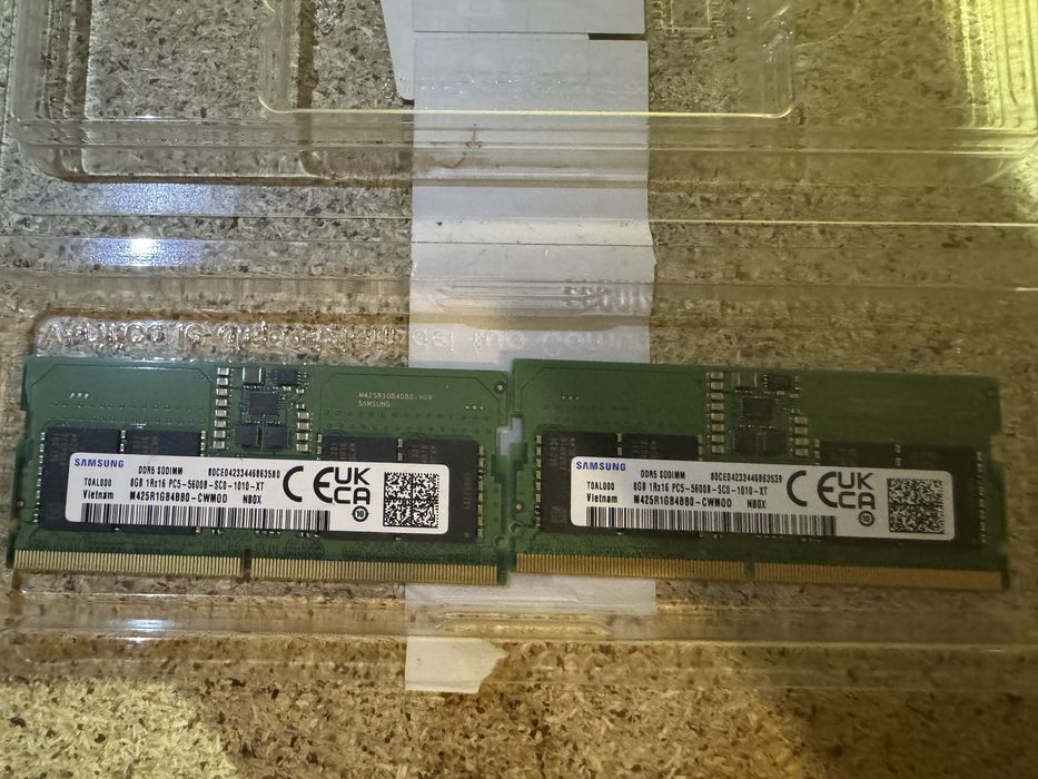 DDR5 SO-DIMM Samsung 16GB (2×8GB) 5600MHz PC5-5600B