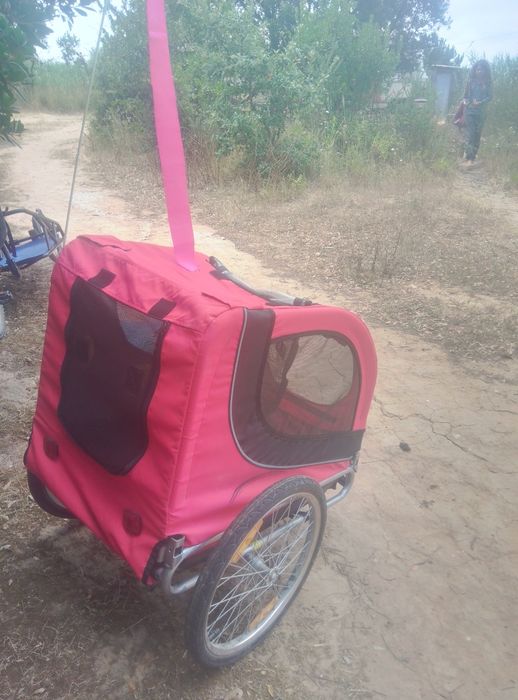 Atrelado bicicleta para cão