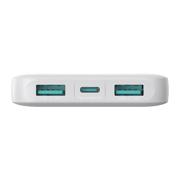 Powerbank Joyroom JR-PBF12/10000mAh 2.4A 2x USB-A 1x USB-C - biały