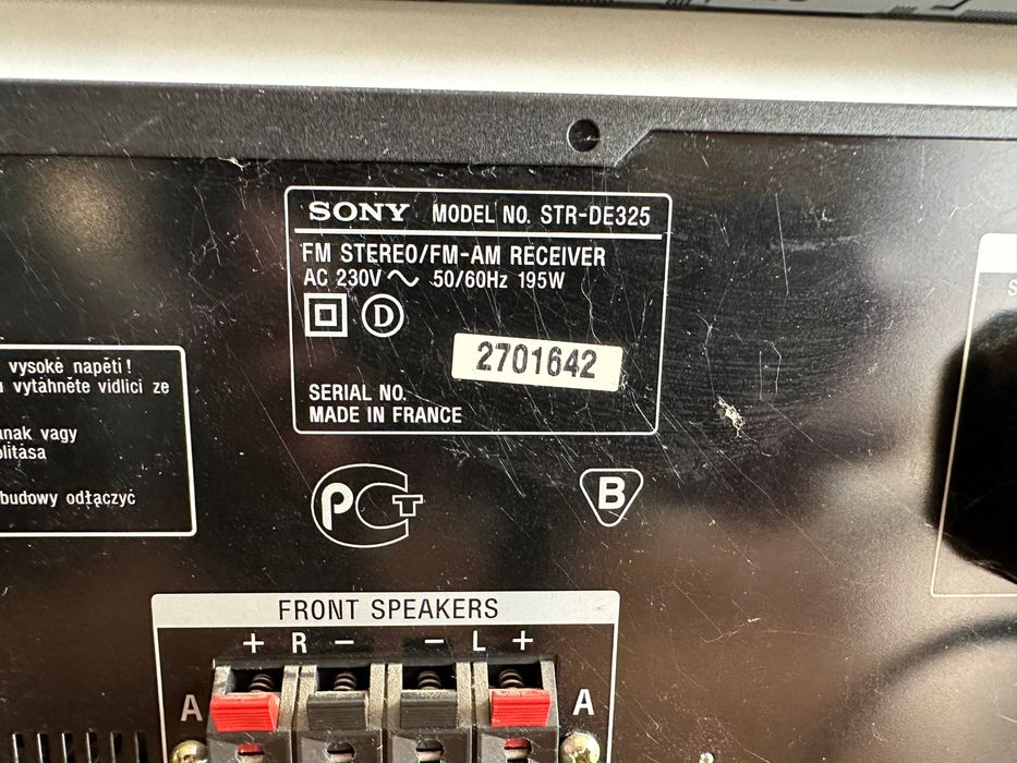 Amplituner Sony STR-DE325 wzmacniacz
