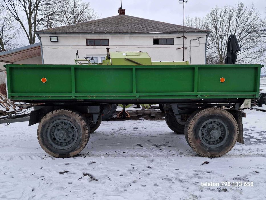 Przyczepa Rolnicza Autosan D46 Sanok D50 Międzyrzec D47 Pronar HL IFA Zarejestrowana Opłacona Ważny Przegląd Nowe Burty Nowa Instalacja Elektryczna !!