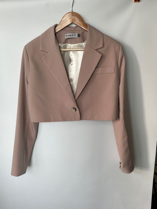 костюм с кроп-жакетом Cher17