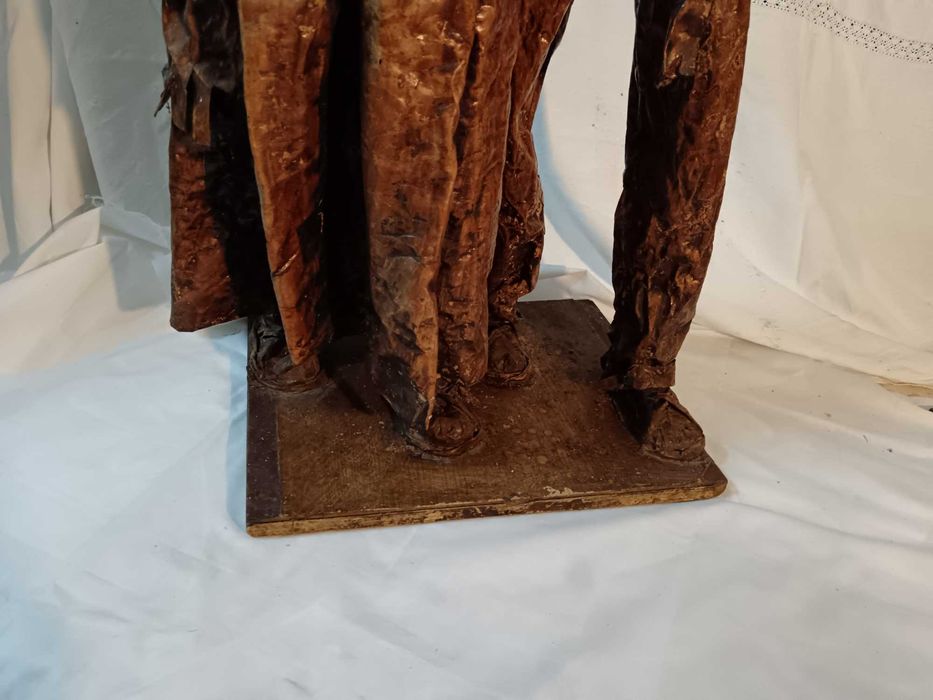arte , " casal em papel Marché