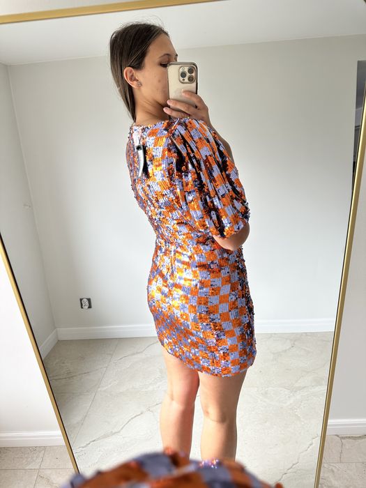 Nowa cekinowa sukienka warehouse rozmiar 40 wesele impreza