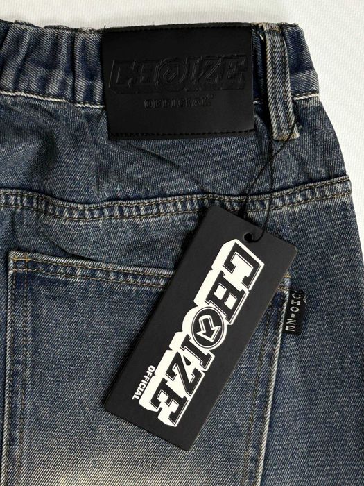 Джинси сині baggy faded jeans archive opium distressed джинсы синие