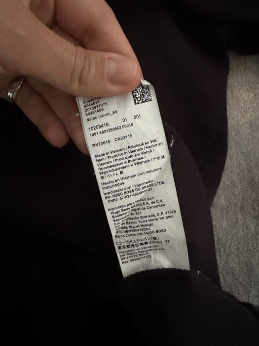 Czarna męska bluza Hugo Boss
