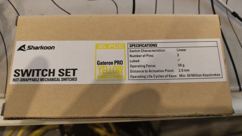 Switch set gateron pro yellow