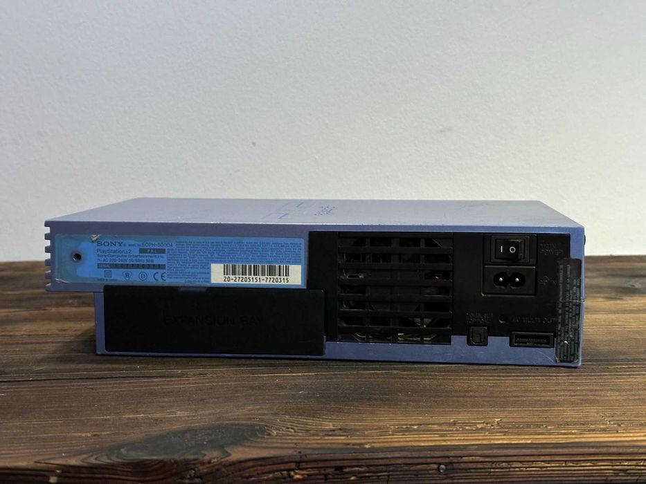 Playstation ( PS2 ) Fat - AQUA BLUE - model 5000x, PAL - świetny laser, plomba!