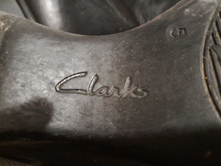 buty kozaki Clarks roz.5/ 38- SKóRA naturalna!