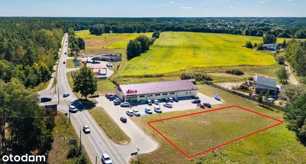 Działka pod dzierżawę obok marketu Dino - Koronowo