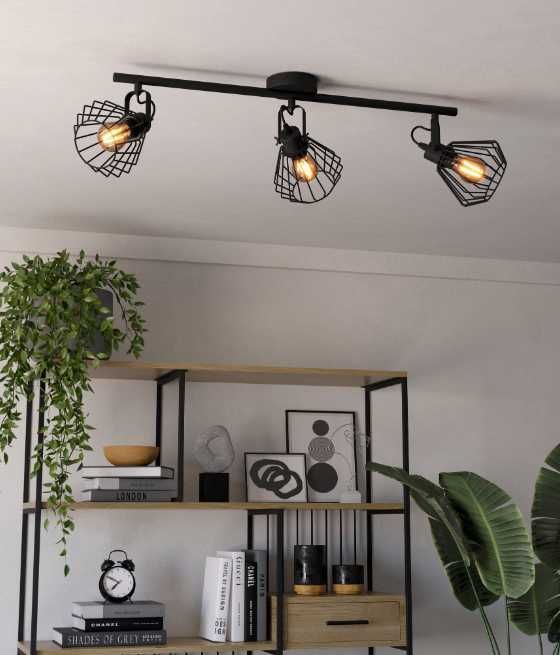 EGLO Tabillano 98764 plafon druciany czarny