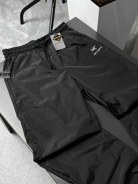 Черные Нейлоновые Штаны ARCTERYX GoreTex (XS S M L XL)