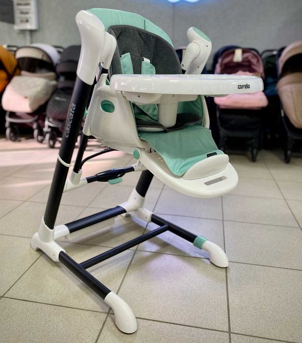 Стульчик для кормления CARRELLO Cascata Электронный столик качалка