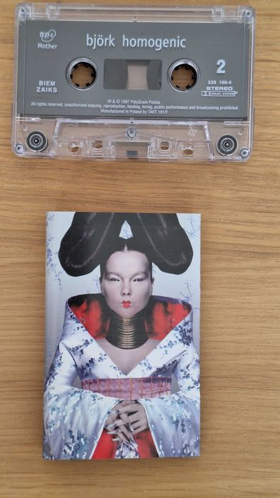 Bjork homogenic kaseta mc