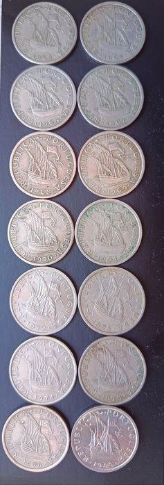 Moedas de 5 Escudos Cupra níquel